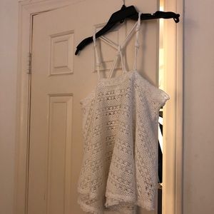 Free people knit trapeze beach top